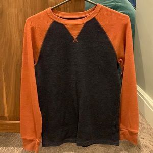 Cat & Jack Sweater Crewneck-Good Condition-Kids L(12/14)-Orange/Navy